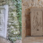 V priestoroch zámku nájdeme dva reliéfy | Zdroj: Mesto Hlohovec