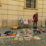Na blšáku sme mohli nájsť aj knihy | Foto: Zuzana Benková, Trnavské rádio