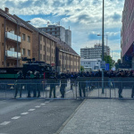 Príchod fanúšikov na Štadión Antona Malatinského sprevádzali policajné opatrenia | Zdroj: Pavol Holý, Trnavské rádio